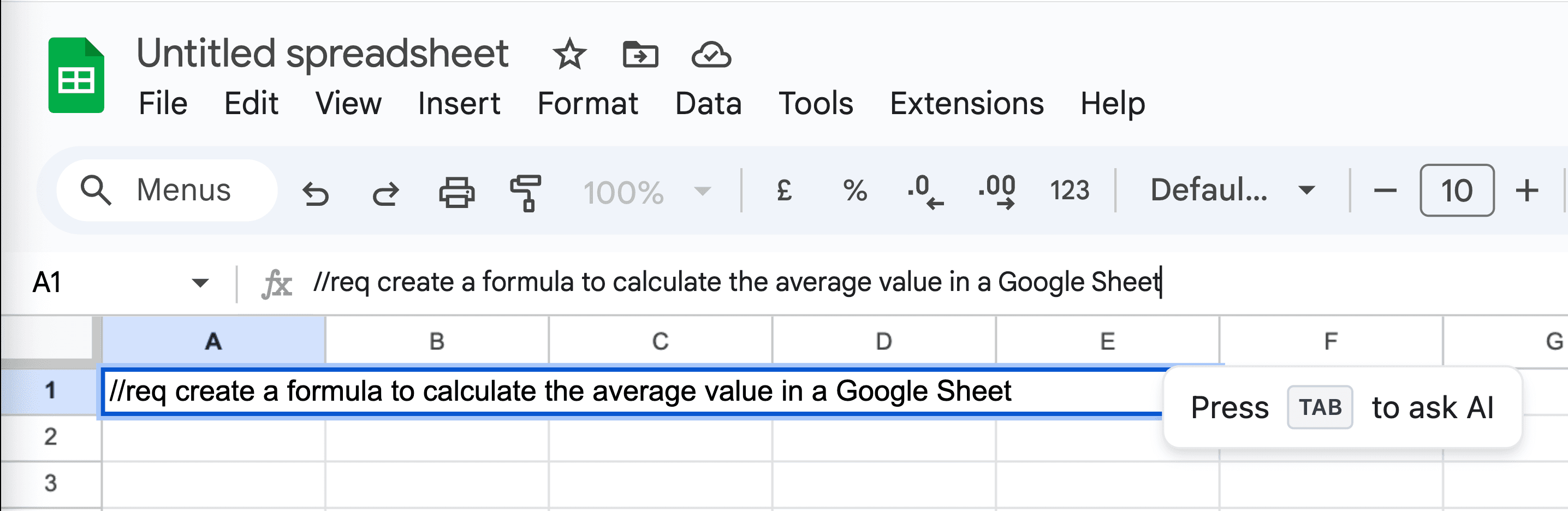 google sheets — an answer without leaving the page — and that is most of the web